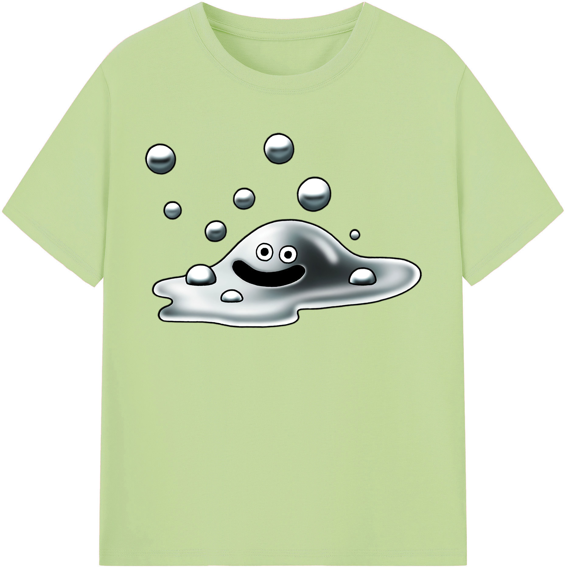 （画像用） ドラゴンクエスト Doragon Kuesuto Dragon Quest 綿100％半袖Tシャツ（フロントプリント）